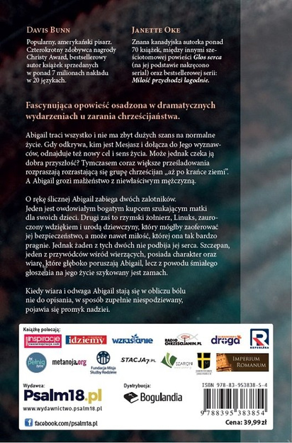 Ukryty płomień cz. 2 Kroki wiary - Janette Oke i Davis Bunn - oprawa miękka