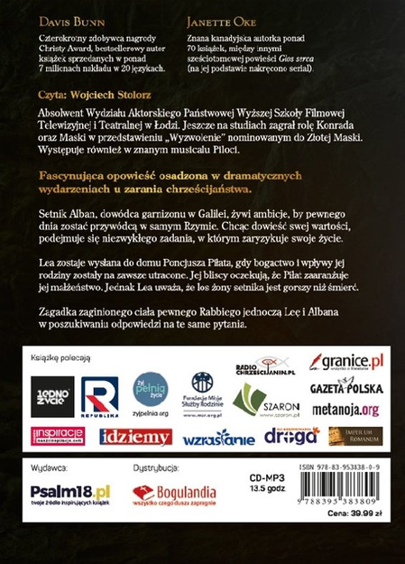 Śledztwo Setnika cz. 1 Kroki wiary - Janette Oke i Davis Bunn - Audiobook CD/MP3