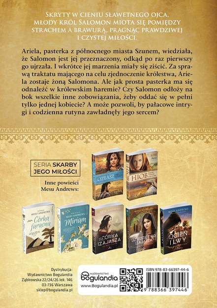 Skarby Jego miłości PAKIET 4 tomy - Hiob, Ozeasz, Salomon, Jezabel - Mesu Andrews 