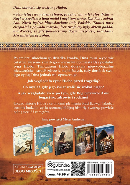 Hiob Miłość pośród popiołów - Mesu Andrews - seria Skarby Jego miłości E-BOOK