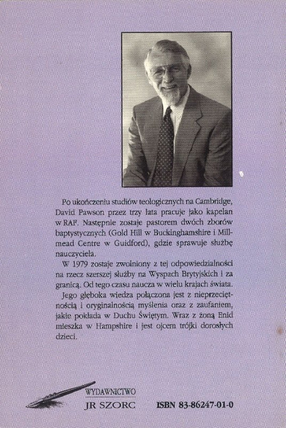 Chrzest w wodzie - David Pawson - oprawa miękka