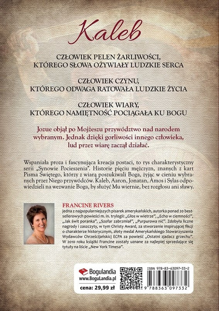 Kaleb. Wojownik i szpieg cz.1 - Francine Rivers - E-BOOK