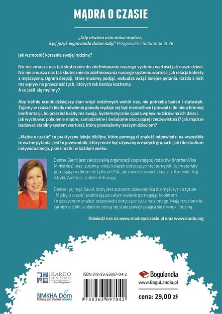 Mądra o czasie i Mądry o czasie PAKIET - David i Denise Glenn  + BONUS 