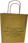Torba prezentowa Albowiem Aniołom swoim.... - kolor żółty*