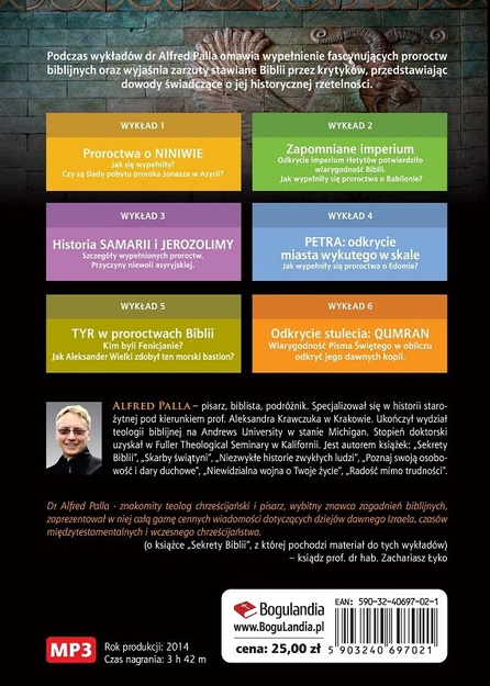 Tajemnice Biblii i Starożytności - Alfred J. Palla - CD/MP3