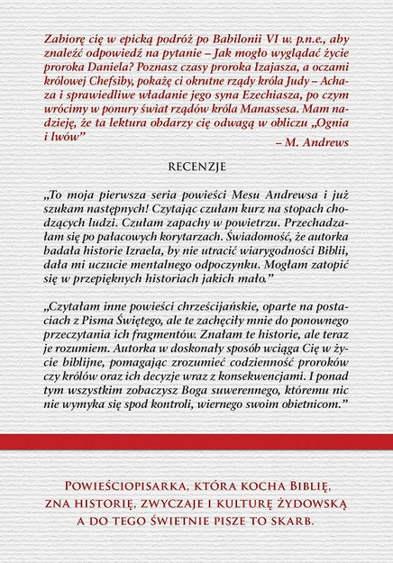 Prorocy i Królowie PAKIET - Ogień i lwy, Dziedzictwo Izajasza, Córka Izajasza  