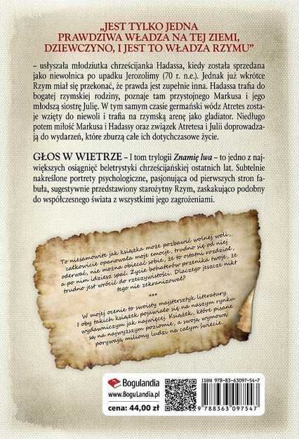 Głos w wietrze. Znamię lwa tom I - Francine Rivers - E-BOOK