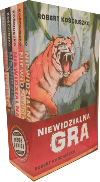 SUPER PAKIET komplet Wojownika i Niewidzialnej Gry - Robert Kościuszko - oprawa miękka