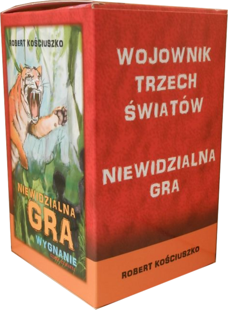 SUPER PAKIET komplet Wojownika i Niewidzialnej Gry - Robert Kościuszko - oprawa miękka