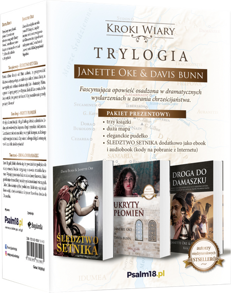 Znamię Lwa BOX - Francine Rivers + Kroki Wiary BOX - Janette Oke i Davis Bunn